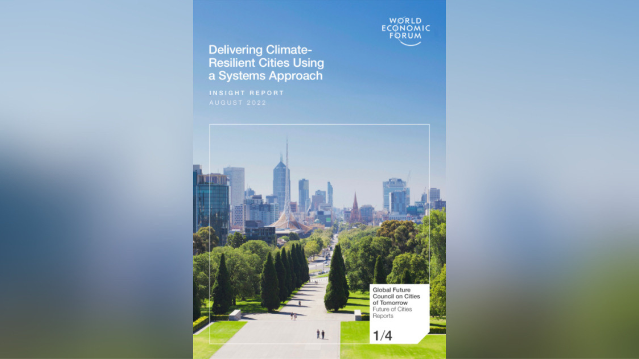 The World Economic Forum 2022 report addresses a systems approach to ...