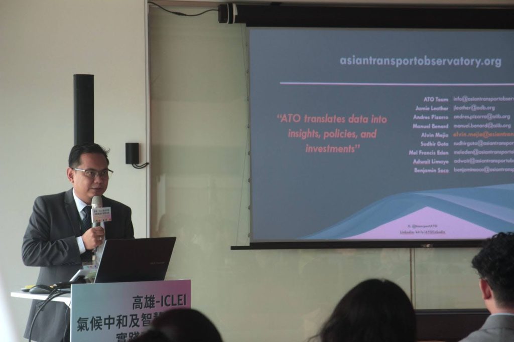 Alvin Mejia of the Asian Development Bank (ADB) Asian Transport Observatory (ATO) presents the transport outlook for Asia-Pacific.