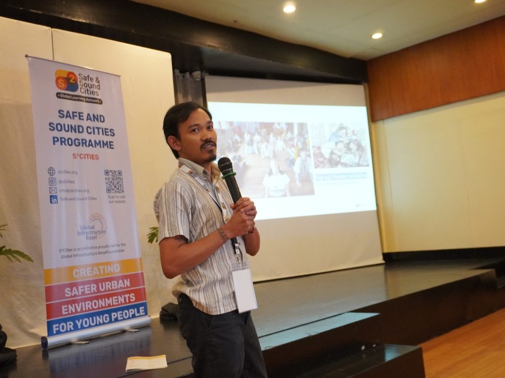 Christian Dave Ruz, Executive Director of the Cordilleran Youth Center, discussing the outcomes of the S²Cities local implementation in Baguio City, Philippines.
