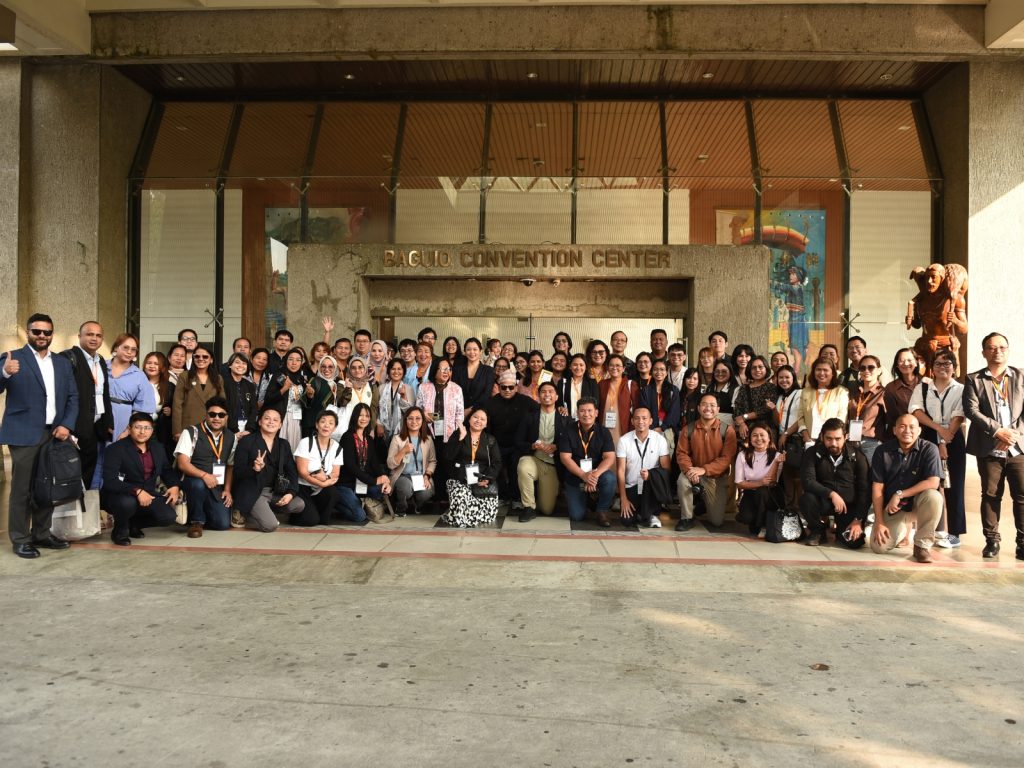 Participants of the Conference’s Study Tour at the Baguio City Convention Center which houses the Smart City Command Center and SIGLAT Youth Hub.
